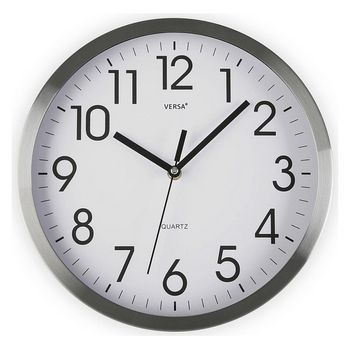 Reloj De Pared Aluminio (4,1 X 30,5 X 30,5 Cm)