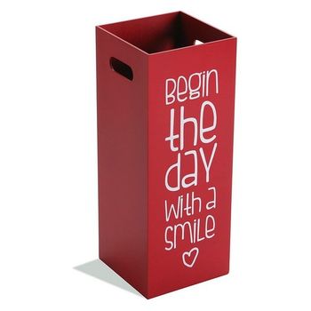 Paragüero Begin The Day With A Smile Madera Mdf (21 X 53 X 21 Cm)