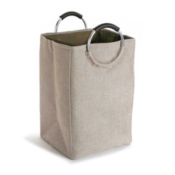 Cesta De Ropa C/asas Beige