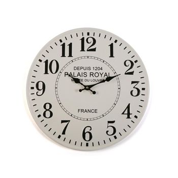 Signes Grimalt By SIGRIS - Reloj Pared Mapamundi Blanco de Mdf