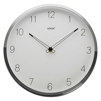 Reloj De Pared Aluminio (4,3 X 30 X 30 Cm)