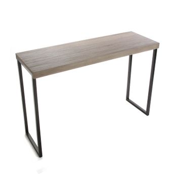 Mueble Recibidor Estrecho Para La Entrada O El Pasillo, Mesa Consola, Marrón, 80x40x120cm