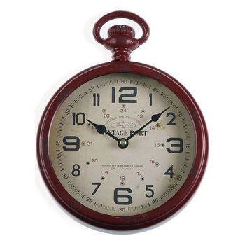 Reloj De Pared Metal (28 X 5 X 22 Cm)