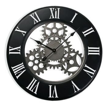 Reloj De Pared Madera Mdf Y Metal (4,5 X 63 X 63 Cm)