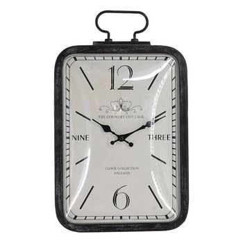 Reloj Madera Mdf Y Metal (45,5 X 6 X 25,5 Cm)