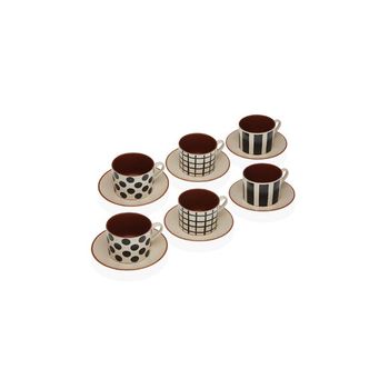 Taza Te Con Plato Stone Set 6u Marca Non