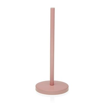 Portarrollos De Cocina Versa Rosa Metal Acero (30 Cm)