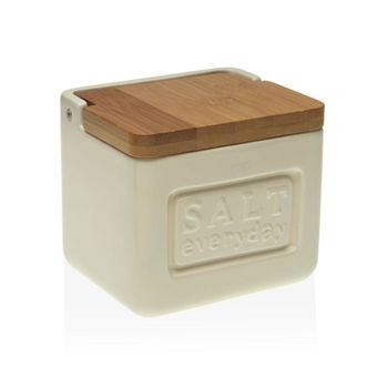 Salero De Cocina Con Tapa Original Y Moderno De Porcelana 12x12x11 Cm con  Ofertas en Carrefour