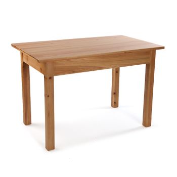 Mesa De Comedor Para Cocina, Terraza, Jardín O Comedor, , Medidas (al X L X An) 80 X 70 X 120 Cm, Madera, Color Marrón