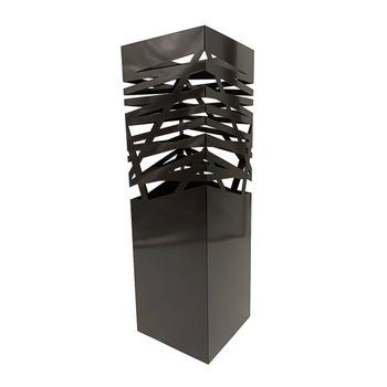 Paragüero Versa Rulo Negro Metal (15,5 X 49 X 15,5 Cm)