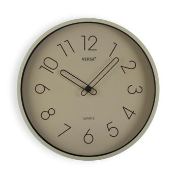 Versa Relojes De Pared De Estilo Clasico, Medidas (al X L X An) 30 X 4 X 30 Cm, Color Gris