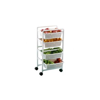 Carrito Verdulero De Cocina De 3 Alturas Verde Con Ruedas Para Frutas con  Ofertas en Carrefour