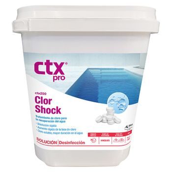 Dicloro En Tabletas Clorshock 30g Ctx-250 - 5 Kg - Cloro De Choque Pastillas 30 Gr