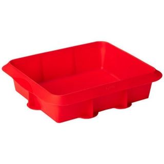 Molde redondo silicona Savarin 22 cm Rojo Lékué