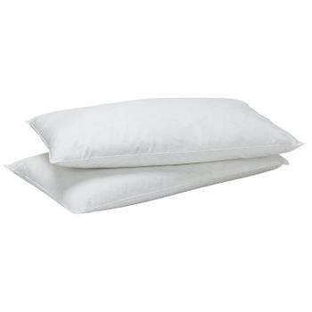 Pack 2 Almohadas 30% Plumón Funda De Algodón 70x40cm Pikolin Home