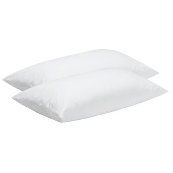 Pack De 2 Almohadas De Fibra Antiácaros Bajas 60x60cm Pikolin Home