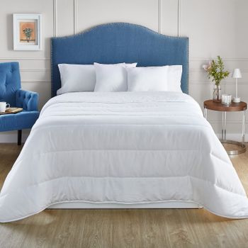 Edredón Nórdico Estampado Cama 150/160cm Flow Reversible Azul Donegal  Collections con Ofertas en Carrefour