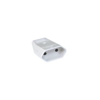 Clavija Hembra Blanca 10a 250v Protección