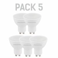 Pack X5 Bombilla Ledeco Silver Electronics Dicroica Multi-led Gu10 567lm 7w 4000k 120º