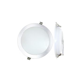 Downlight Plano 25w Plata Silver Electronics