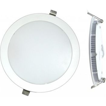 Foco Iluminacion Downlight Led Empotrable Plano 12w 4000k-bl Silver Electronics