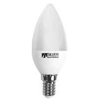 Bombilla Led Vela Silver Electronics 970714 E14 7w Luz Cálida