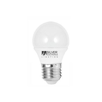 Bombilla Led Esférica Silver Electronics Eco E27 4w Luz Cálida - 3000k