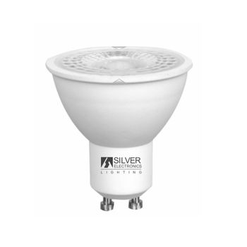 Bombilla Led Gu10 8w Eco Dicroica Silver Sanz