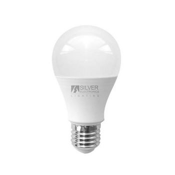 BOMBILLA LED ESFÉRICA E27 LUZ CÁLIDA 7W SILVER - Electronica BF, sl