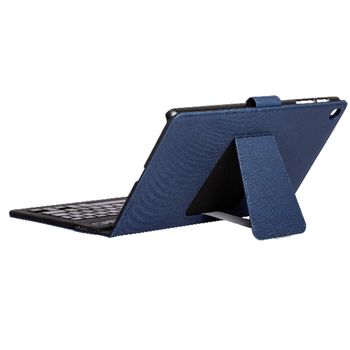 Silverht Funda Con Teclado Bluetooth Para Tablet Samsung Tab A 2019 10'1 Pulgadas (t510/t515) Azul