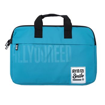 Bolsa Maletín Para Portátil Hasta 15 Y 16 Pulgadas Smile Akira Impermeable Azul