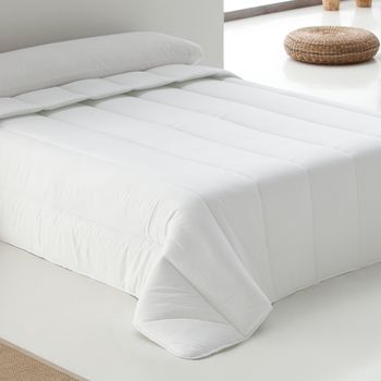 Manta Lisa Para Cama Micro Coral Color Beige Para Cama De 135 / 150 Cm con  Ofertas en Carrefour