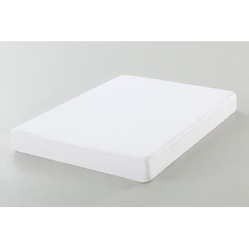 Protector De Colchón Transpirable E Impermeable Rizo  Dulce Para Cama De 90 Cm Ajustable