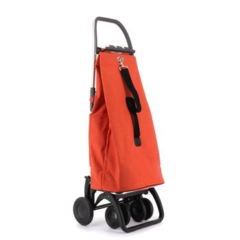 Carro Rolser Ecosak 4 Ruedas 2 Giratorias Plegable - Mandarina