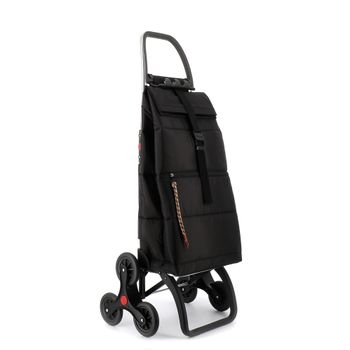 Carro Rolser Big Polar 6 Ruedas Sube Escaleras Plegable - Negro