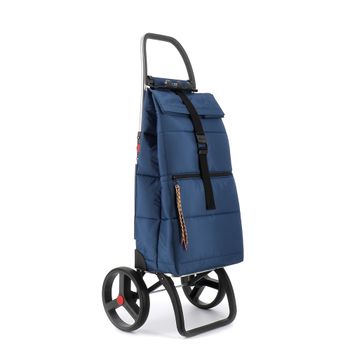 Carro Compra ROLSER I-MAX MF 4 Ruedas 2 Giratorias Plegable Azul Celeste