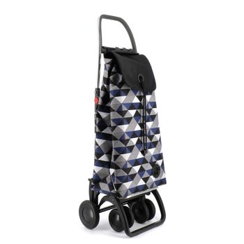 Carro Rolser I-max Sahara 4 Ruedas 2 Giratorias Plegable - Azul