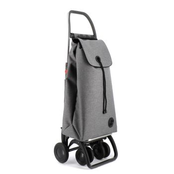 Carro Rolser I-max Zd 4 Ruedas 2 Giratorias Plegable - Gris