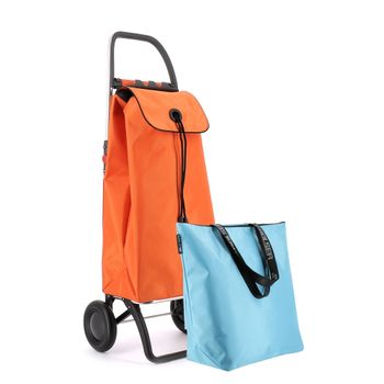 Combo Carro Rolser I-max Mf 2 Ruedas Plegable - Naranja + Bolsa Extra