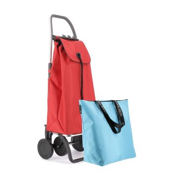 Combo Carro Rolser I-max Mf 4 Ruedas Plegable - Rojo + Bolsa Extra