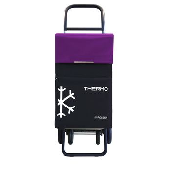 Rolser Termo Fresh Mf Negro, Púrpura Bolsa Para Carrito De La Compra