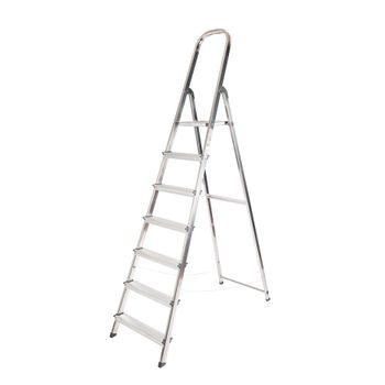 Escalera recta de aluminio de 8 escalones 419308 Peldaños