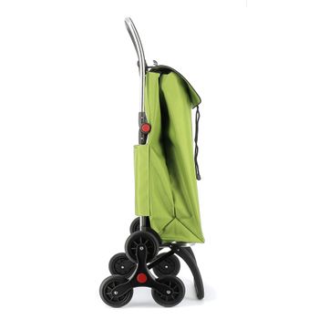 Carro De Compra I-max Mf 6 Ruedas Sube Escaleras Plegable  - Color Verde Lima