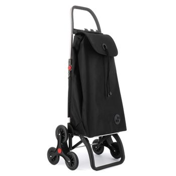 Carro Rolser I-max Mf 6 Ruedas Sube Escaleras Plegable - Negro