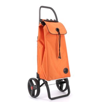 Carro Rolser I-max Mf 2 Ruedas Grandes Plegable - Naranja