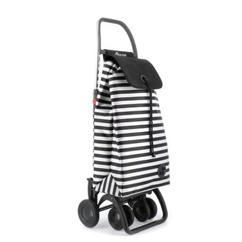 Carro Rolser I-max Marina 4 Ruedas 2 Giratorias Plegable - Blanco/negro