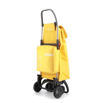 Carro Rolser I-max Termo Zen 4 Ruedas 2 Giratorias Plegable - Amarillo