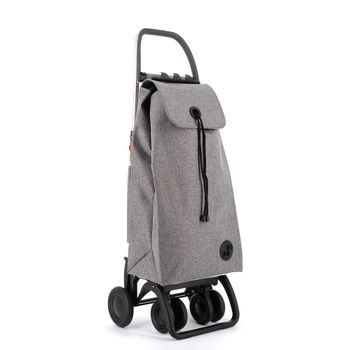 Carro Rolser I-max Tweed 4 Ruedas 2 Giratorias Plegable - Gris