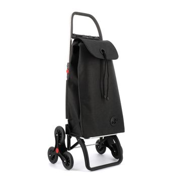 Carro Rolser I-max Tweed 6 Ruedas Sube Escaleras Plegable - Negro