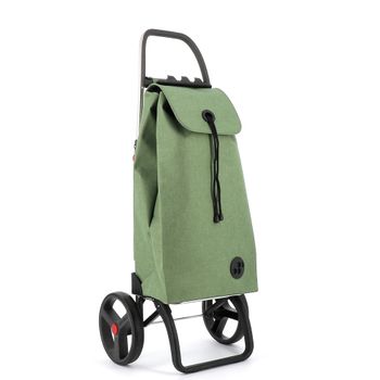 Carro Rolser I-max Tweed 2 Ruedas Grandes Plegable - Verde